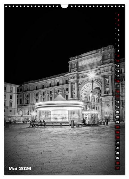 Produktbild: FLORENZ SCHWARZWEI&szlig; (Wandkalender 2026 DIN A3 hoch), CALVENDO Monatskalender