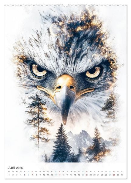 Produktbild: Fl&uuml;stern im Wald (Wandkalender 2026 DIN A2 hoch), CALVENDO Monatskalender