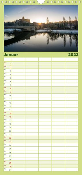 Produktbild: Familienplaner Sachsen-Anhalt - Meine vielf&auml;ltige Heimat (Wandkalender 2022 , 21 cm x 45 cm, hoch)