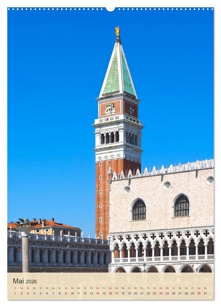 Produktbild: F&uuml;r immer Dein Venedig (hochwertiger Premium Wandkalender 2026 DIN A2 hoch), Kunstdruck in Hochglanz
