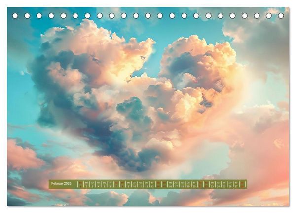 Produktbild: Mit dem Herzen der Natur (Tischkalender 2026 DIN A5 quer), CALVENDO Monatskalender