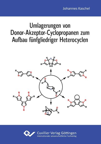 Produktbild: Umlagerungen von Donor-Akzeptor-Cyclopropanen zum Aufbau f&uuml;nfgliedriger Heterocyclen