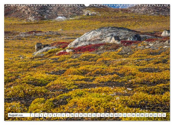 Produktbild: Scoresbysund - Sommer im gr&ouml;&szlig;ten und l&auml;ngsten Fjordsystem der Welt (Wandkalender 2026 DIN A2 quer), CALVENDO Monatskalender