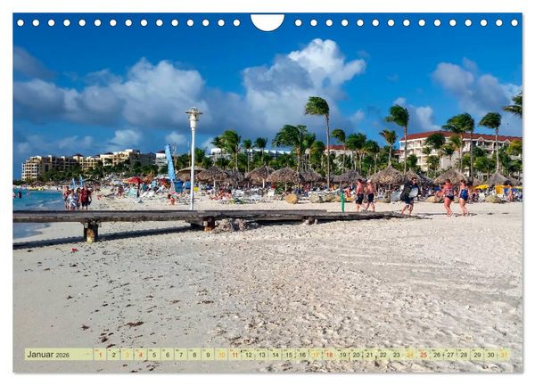 Produktbild: Reise in die Karibik - von den Bahamas bis Aruba (Wandkalender 2026 DIN A4 quer), CALVENDO Monatskalender