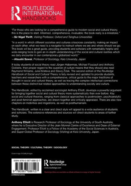Produktbild: Routledge Handbook of Social and Cultural Theory