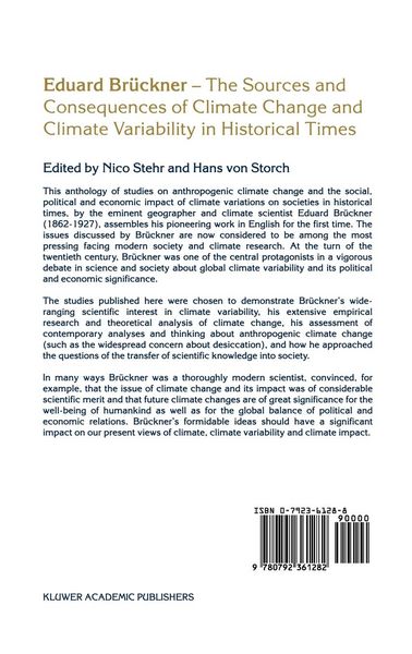 Produktbild: Eduard Br&uuml;ckner - The Sources and Consequences of Climate Change and Climate Variability in Historical Times