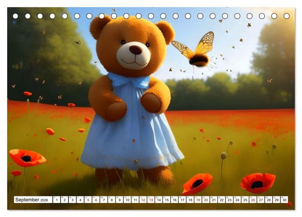 Produktbild: Sommerb&auml;rchen (Tischkalender 2026 DIN A5 quer), CALVENDO Monatskalender