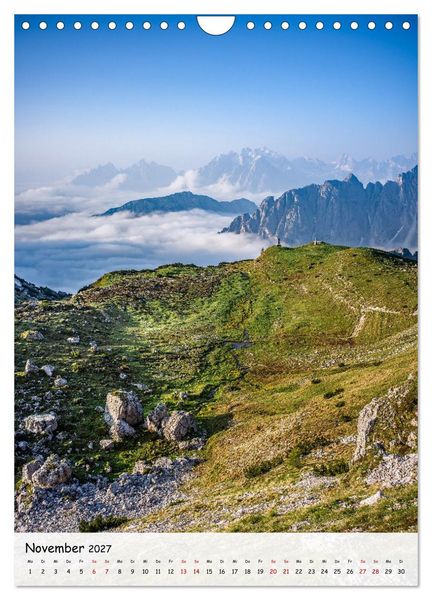 Produktbild: Rund um die... Drei Zinnen (Wandkalender 2027 DIN A4 hoch), CALVENDO Monatskalender