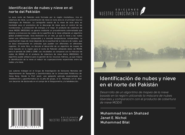 Produktbild: Identificaci&oacute;n de nubes y nieve en el norte del Pakist&aacute;n