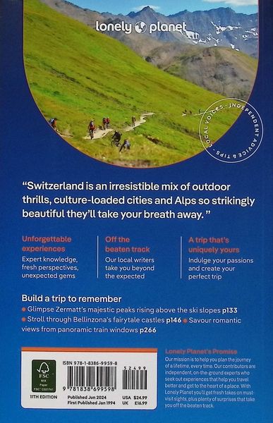 Produktbild: Lonely Planet Switzerland