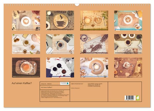 Produktbild: Auf einen Kaffee? (Wandkalender 2026 DIN A2 quer), CALVENDO Monatskalender