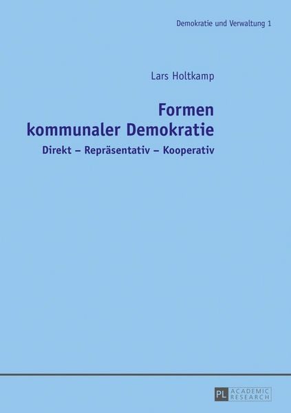 Produktbild: Formen kommunaler Demokratie