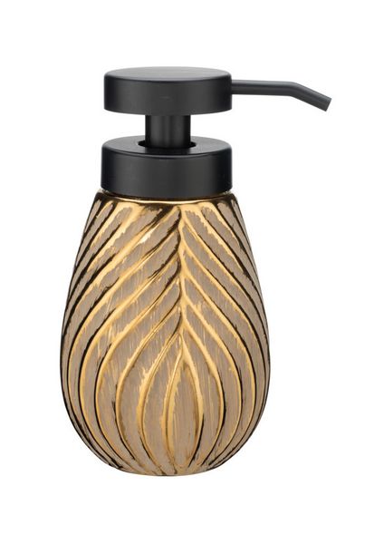 Produktbild: Bad-Accessoire Set Mod. Idro Gold, 2-tlg., Seifenspender und Zahnputzbecher
