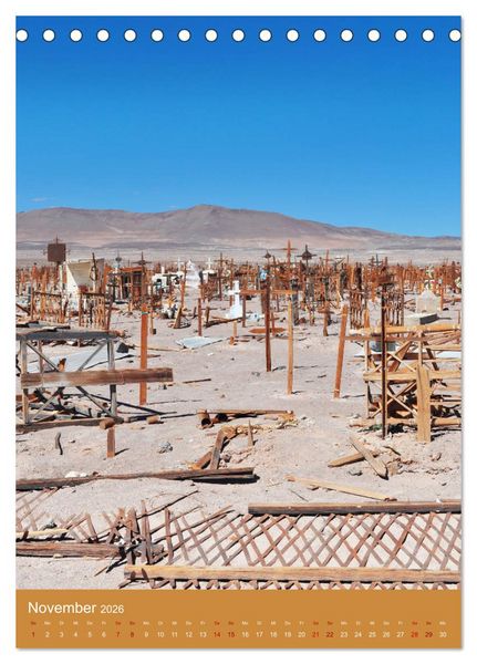 Produktbild: Erlebe mit mir die Atacama (Tischkalender 2026 DIN A5 hoch), CALVENDO Monatskalender