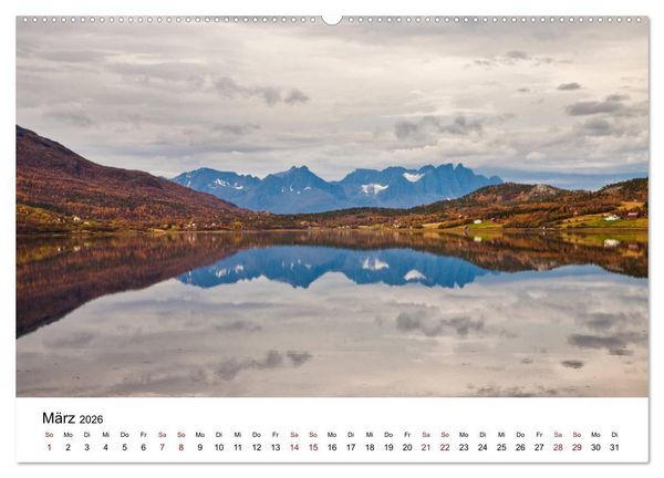 Produktbild: Skandinavien - Hoch im Norden (Wandkalender 2026 DIN A2 quer), CALVENDO Monatskalender