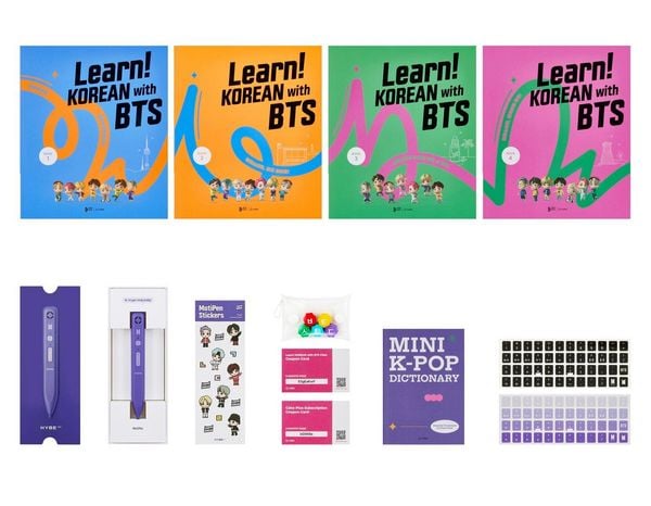 Learn! KOREAN With BTS (Global New Cover Edition) - With Motipen