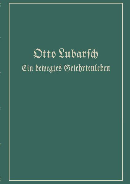 Produktbild: Ein bewegtes Gelehrtenleben