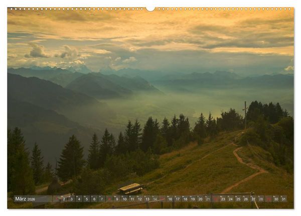 Produktbild: Der Zauber der Schweizer Berge (Wandkalender 2026 DIN A2 quer), CALVENDO Monatskalender