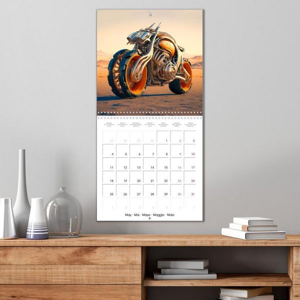 Produktbild: Crazy fantasy Motorbikes (Wall Calendar 2026 12 &times; 12 Inch) CALVENDO 12 Month Wall Calendar