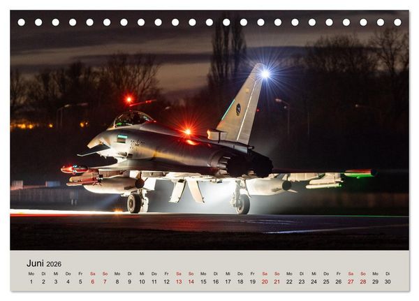 Produktbild: Kampfjet Eurofighter Typhoon (Tischkalender 2026 DIN A5 quer), CALVENDO Monatskalender