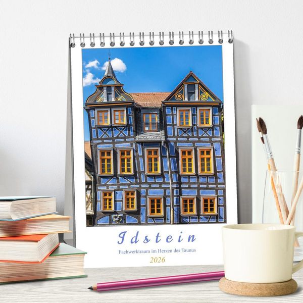 Produktbild: Idstein - Fachwerktraum im Herzen des Taunus (Tischkalender 2026 DIN A5 hoch), CALVENDO Monatskalender