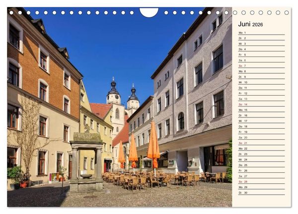 Produktbild: Lutherstadt Wittenberg - Stadt der Reformation (Wandkalender 2026 DIN A4 quer), CALVENDO Monatskalender