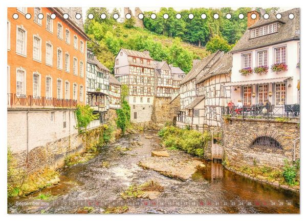 Produktbild: Nordrhein-Westfalen - Ein malerischer Spaziergang (Tischkalender 2026 DIN A5 quer), CALVENDO Monatskalender