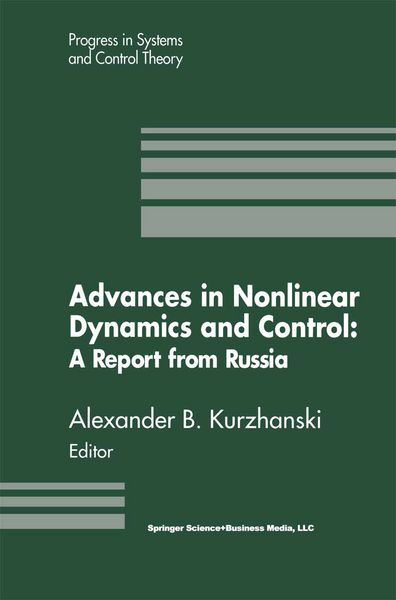 Produktbild: Advances in Nonlinear Dynamics and Control: A Report from Russia