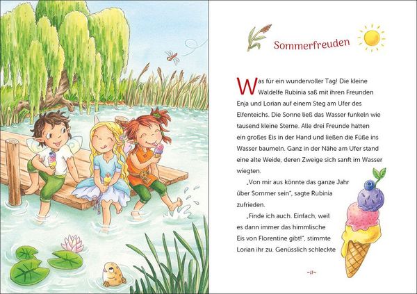 Produktbild: Rubinia Wunderherz, die mutige Waldelfe (Band 5) - Der geheimnisvolle Eiszauber
