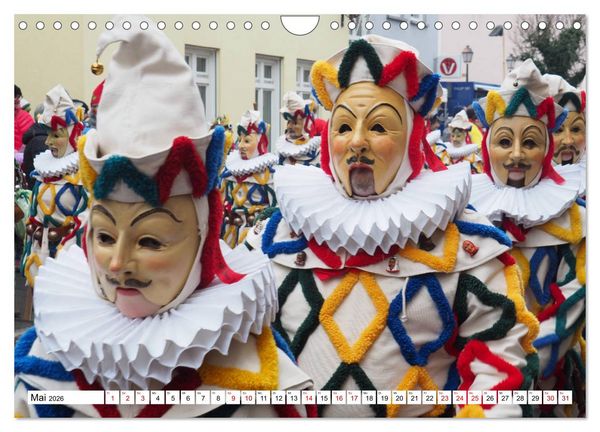 Produktbild: Fasnet in Oberschwaben und auf der Alb (Wandkalender 2026 DIN A4 quer), CALVENDO Monatskalender