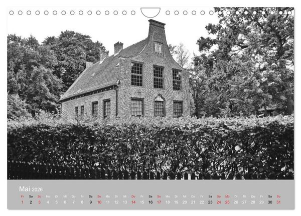 Produktbild: Potsdam schwarz auf wei&szlig; (Wandkalender 2026 DIN A4 quer), CALVENDO Monatskalender