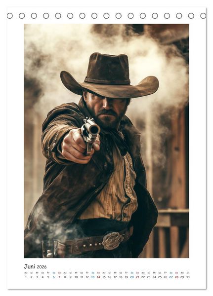 Produktbild: Der Letzte Revolver (Tischkalender 2026 DIN A5 hoch), CALVENDO Monatskalender
