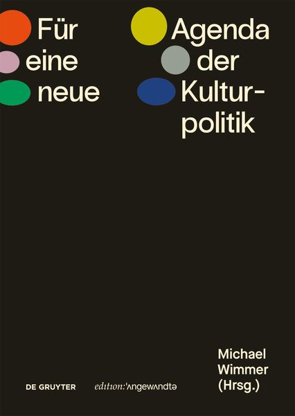 Produktbild: F&uuml;r eine neue Agenda der Kulturpolitik