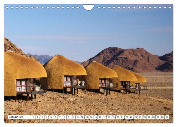 Produktbild: Namibia, Faszination W&uuml;ste und Tierwelt (Wandkalender 2026 DIN A4 quer), CALVENDO Monatskalender