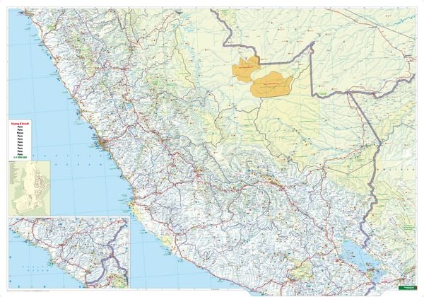 Produktbild: freytag & berndt Stra&szlig;enkarte Peru 1:1 Mio.