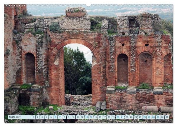Produktbild: Taormina Siziliens Perle (Wandkalender 2027 DIN A2 quer), CALVENDO Monatskalender