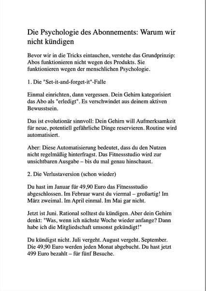 Produktbild: Wie Sie Dich Abzocken