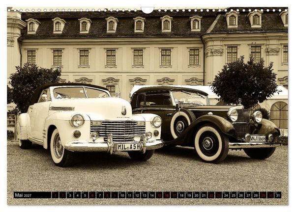 Produktbild: Klassische Automobile (Wandkalender 2027 DIN A3 quer), CALVENDO Monatskalender