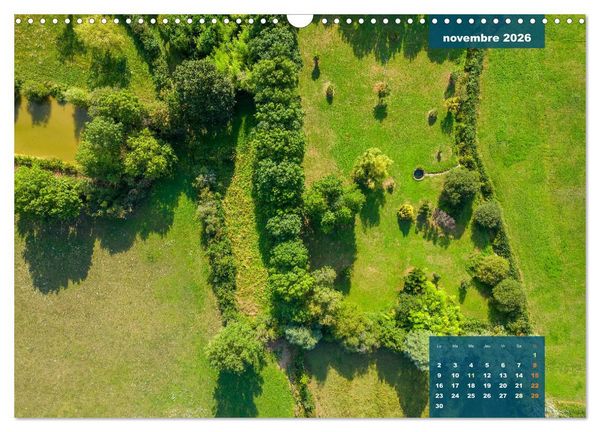 Produktbild: Le Berry secret, le Cher vu du ciel (Calendrier mural 2026 DIN A3 vertical), CALVENDO calendrier mensuel