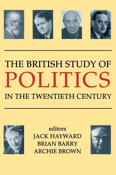 Produktbild: The British Study of Politics in the Twentieth Century (pbk)