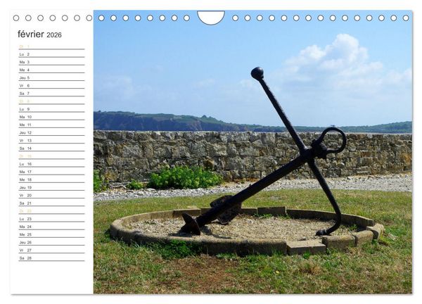 Produktbild: Bretagne Finist&egrave;re balade estivale &agrave; Camaret-sur-Mer (Calendrier mural 2026 DIN A4 vertical), CALVENDO calendrier mensuel
