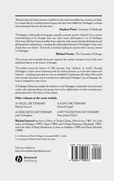 Produktbild: Heidegger Dictionary