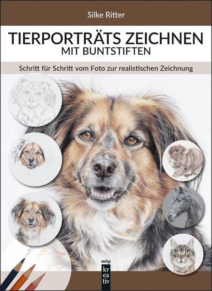 Produktbild: Tierportr&auml;ts zeichnen mit Buntstiften
