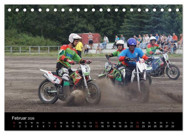 Produktbild: Motorsport: Motoball (Tischkalender 2026 DIN A5 quer), CALVENDO Monatskalender