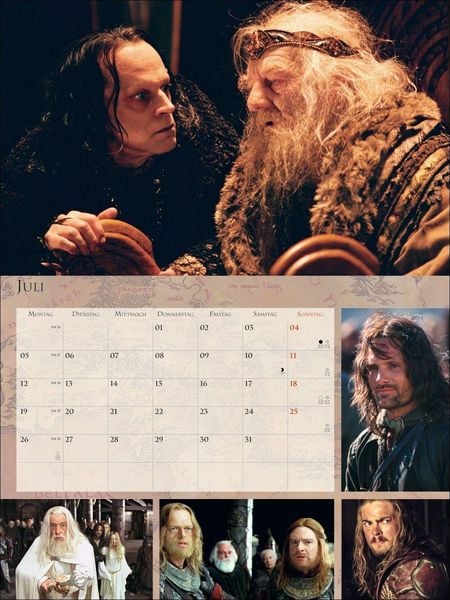 Produktbild: Der Herr der Ringe Broschur XL Kalender 2027