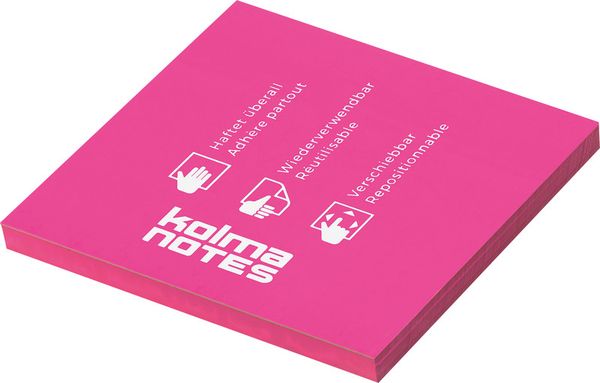 Produktbild: KOLMA&reg; Haftnotizen Notes, neonpink 100 Blatt