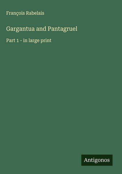 Produktbild: Gargantua and Pantagruel