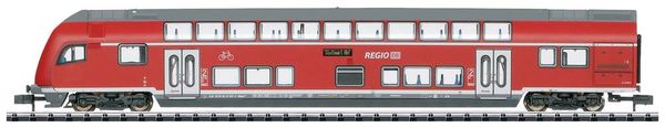 MiniTrix 18057 N Doppelstock-Steuerwagen der DB-AG 2.Klasse, DBpbzfa 765.5