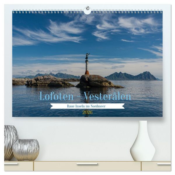 Produktbild: Lofoten Vester&aring;len (hochwertiger Premium Wandkalender 2026 DIN A2 quer), Kunstdruck in Hochglanz