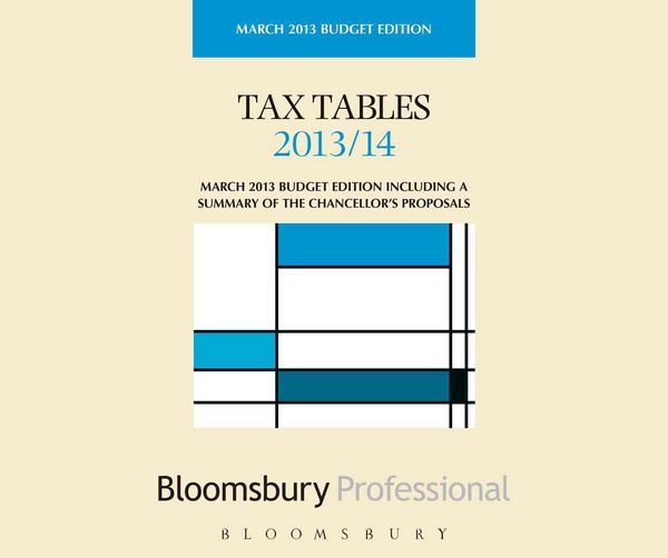 Produktbild: Tax Tables 2013/14